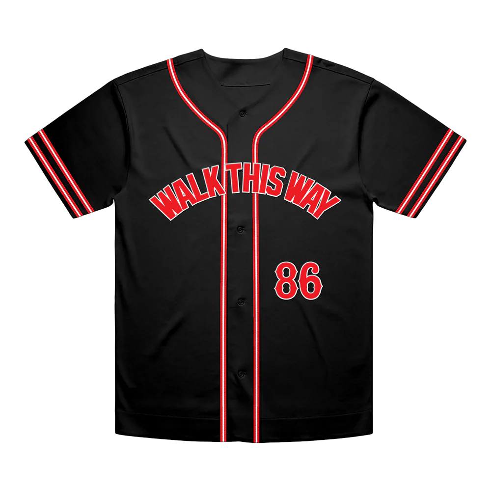 Aerosmith X RUN DMC Walk This Way Baseball Jersey