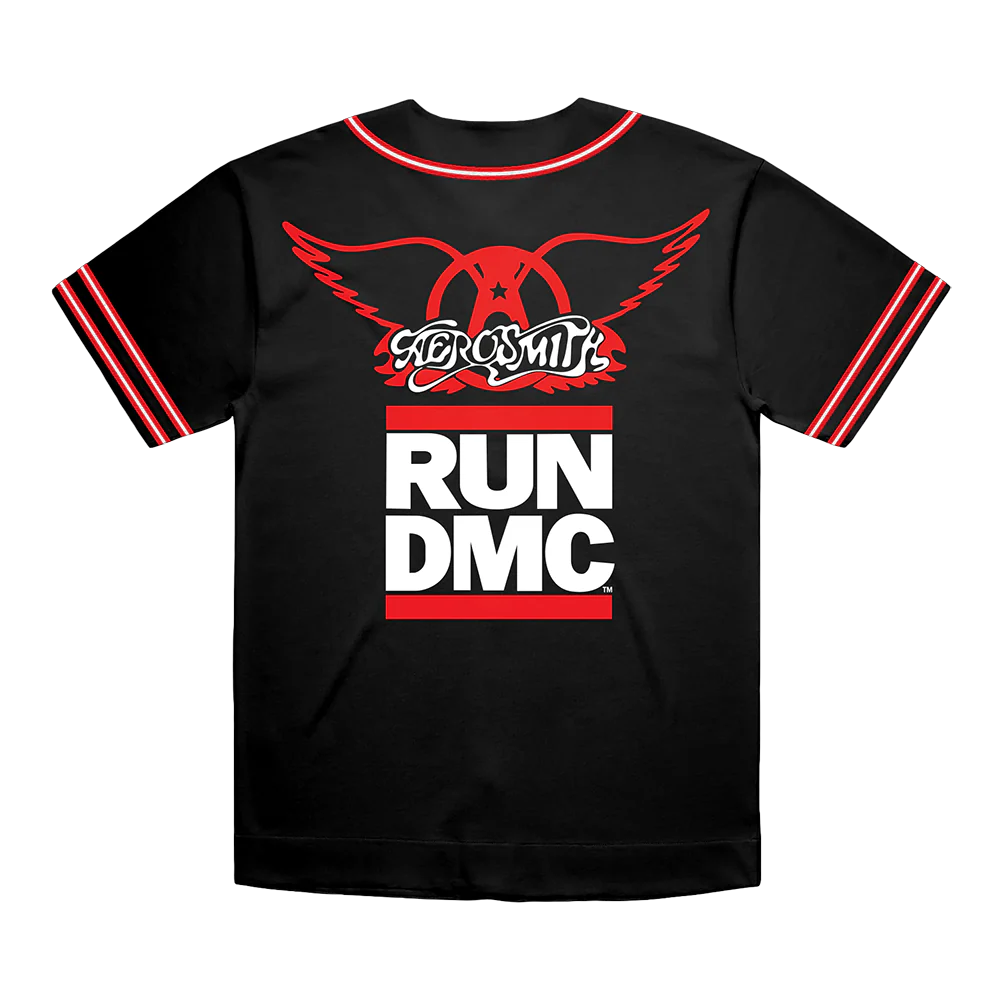 Aerosmith X RUN DMC Walk This Way Baseball Jersey - Image 2