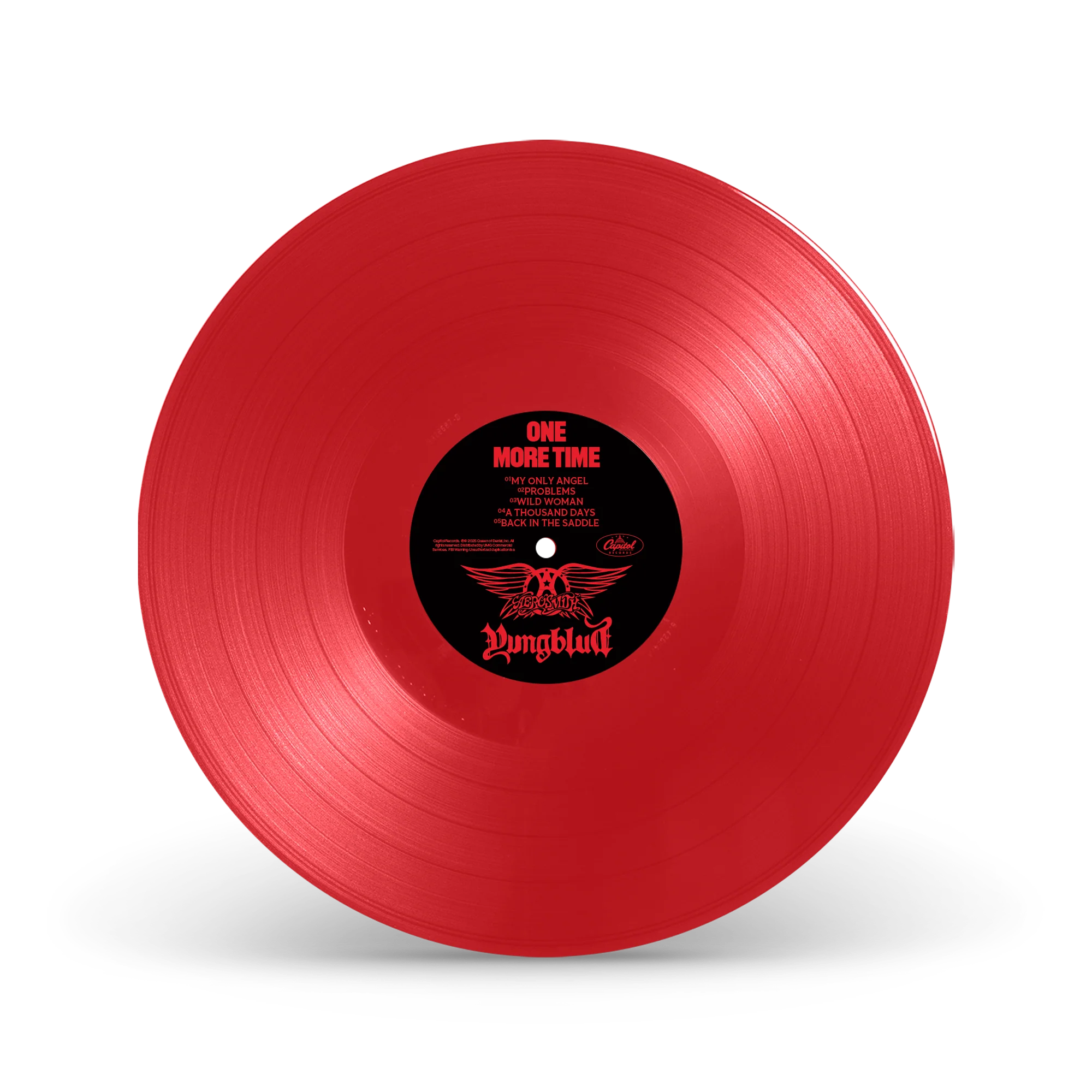 AEROSMITH & YUNGBLUD - One More Time Red Vinyl (Aerosmith Store Exclusive) - Image 4