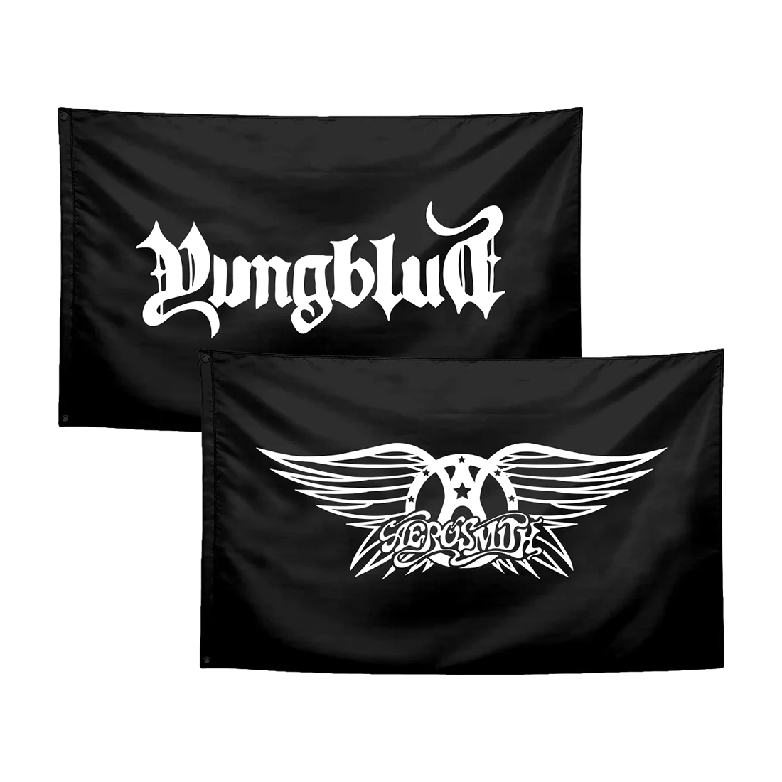 One More Time Logo Flag