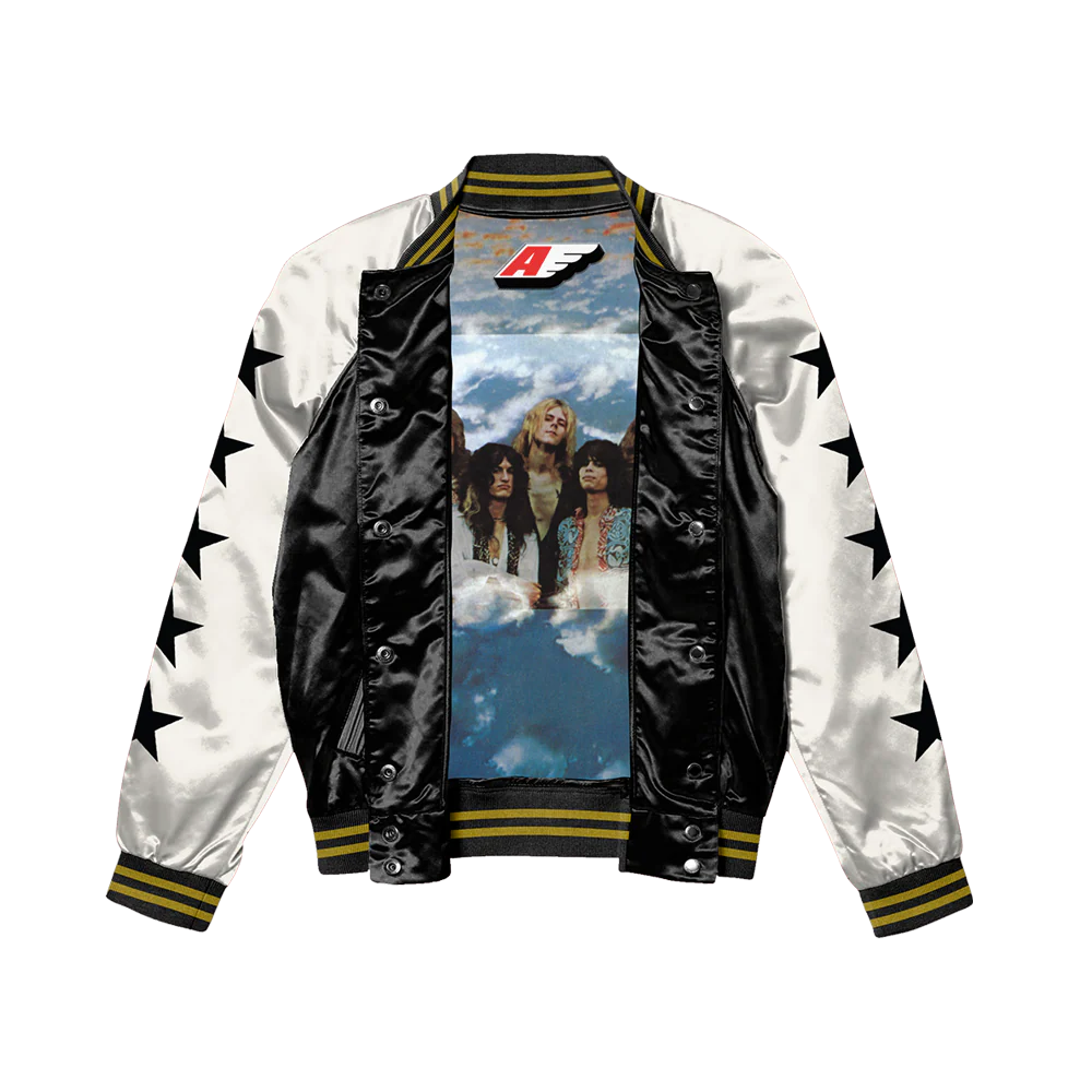 The Legendary Debut Satin Bomber Jacket - Image 6