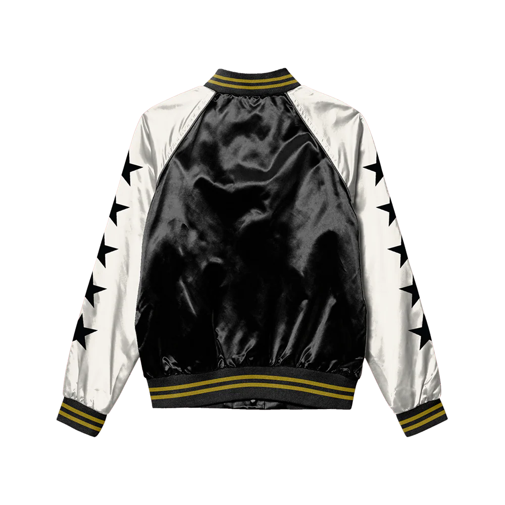 The Legendary Debut Satin Bomber Jacket - Image 7